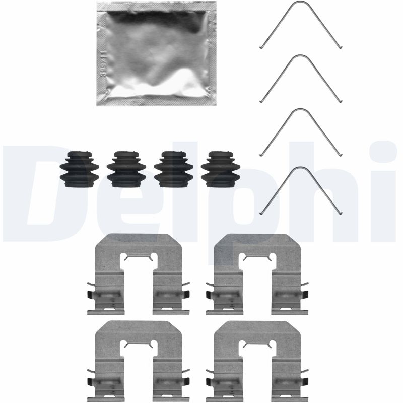 Accessory Kit, disc brake pad DELPHI LX0716