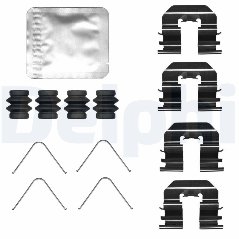 Accessory Kit, disc brake pad DELPHI LX0727