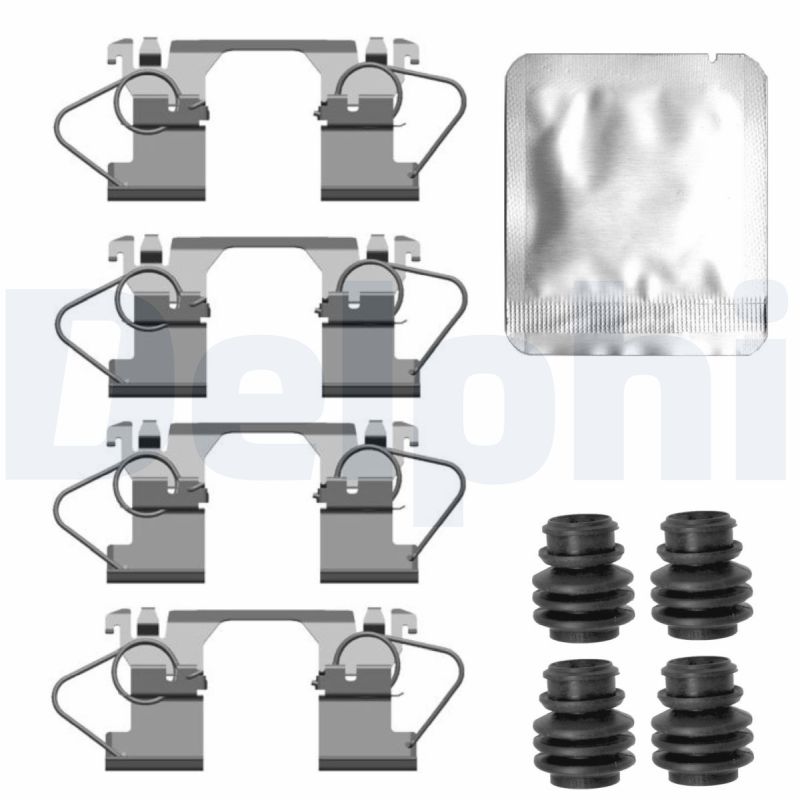 Accessory Kit, disc brake pad DELPHI LX0744