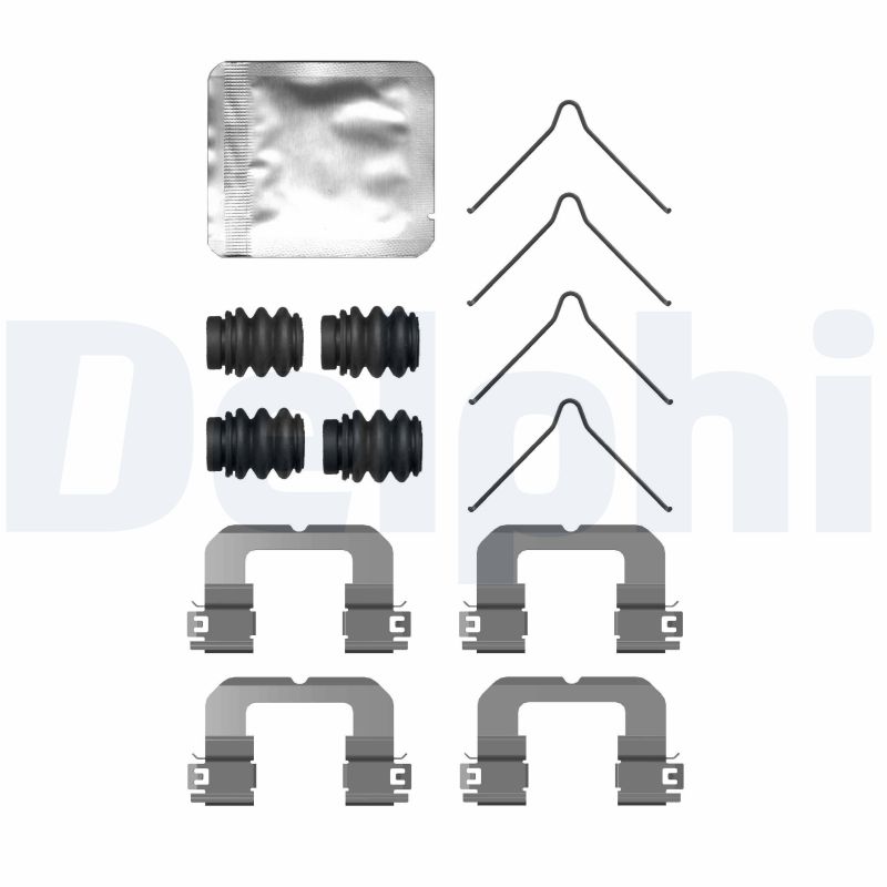 Accessory Kit, disc brake pad DELPHI LX0757