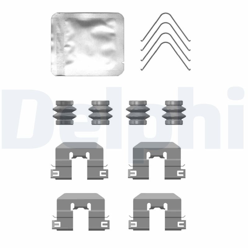 Accessory Kit, disc brake pad DELPHI LX0764