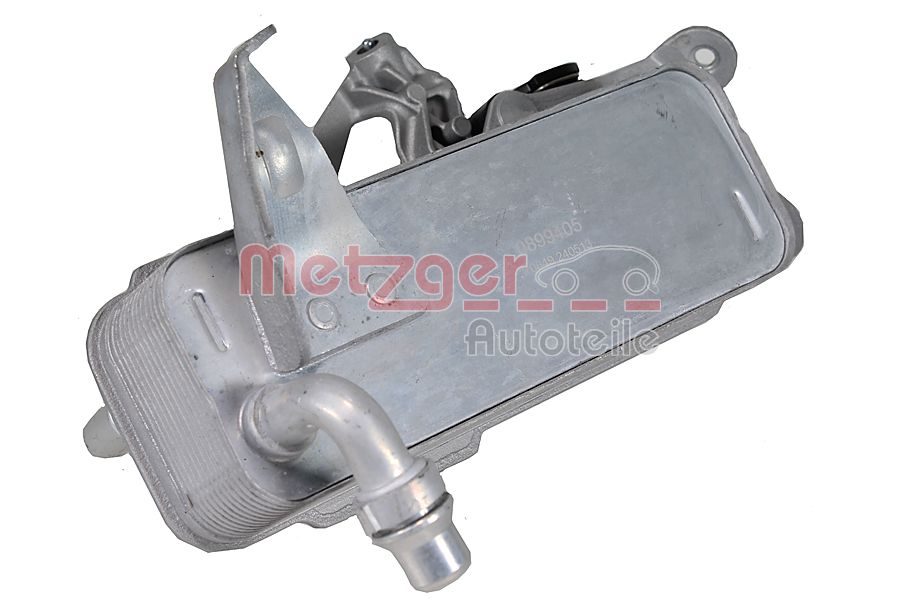 Oil Cooler, automatic transmission METZGER 0899405