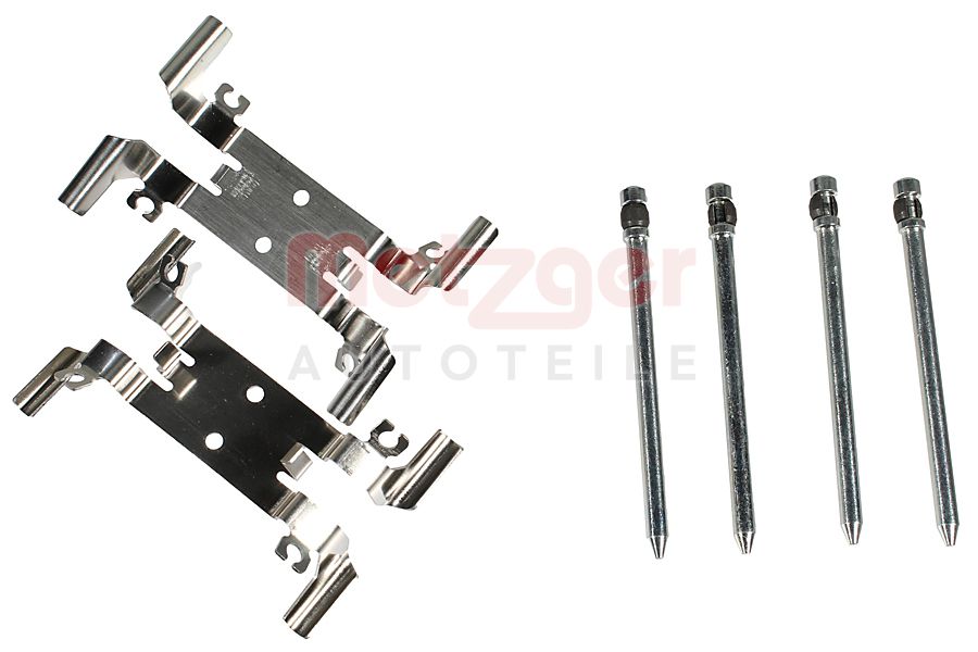 Accessory Kit, disc brake pad METZGER 109-0206