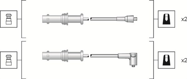Ignition Cable Kit MAGNETI MARELLI 941318111152