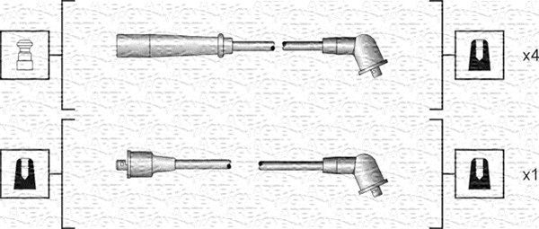 Ignition Cable Kit MAGNETI MARELLI 941318111185