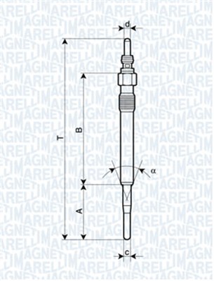 Glow Plug MAGNETI MARELLI 062900058304
