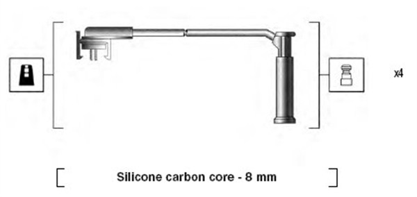 Ignition Cable Kit MAGNETI MARELLI 941185270781