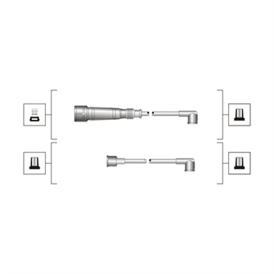 Ignition Cable Kit MAGNETI MARELLI 941319170026