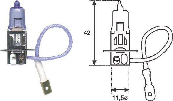 Bulb, fog light MAGNETI MARELLI 002553100000