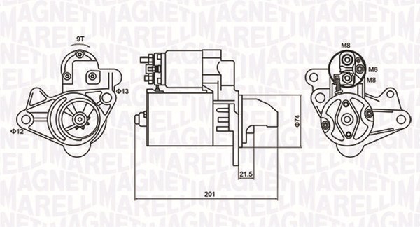 Rozrusznik MAGNETI MARELLI 063721254010