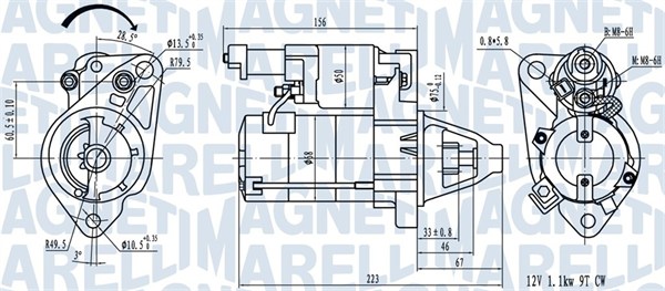 Rozrusznik MAGNETI MARELLI 063721458010