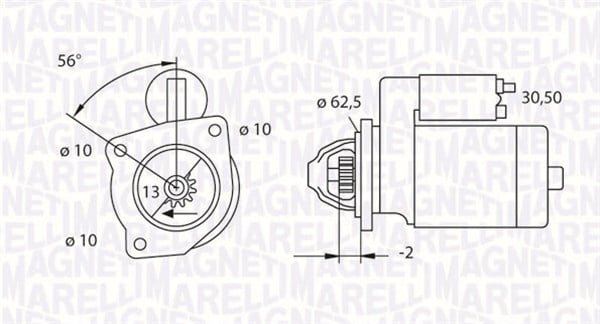 Starter MAGNETI MARELLI 063523624010