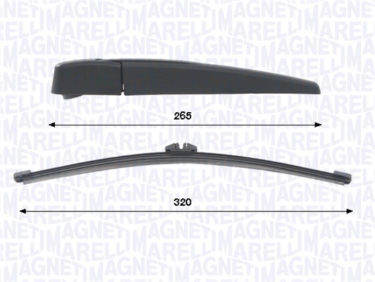 Zestaw wycieraczek, czyszczenie szyb MAGNETI MARELLI 000723180450