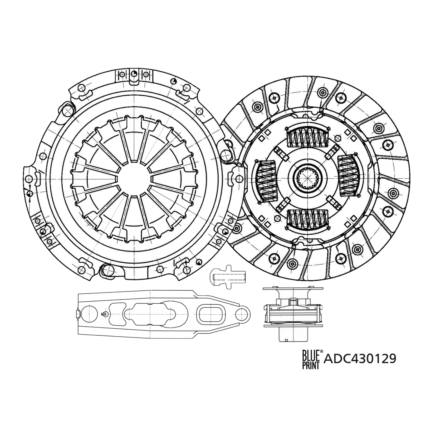 Clutch Kit BLUE PRINT ADC430129