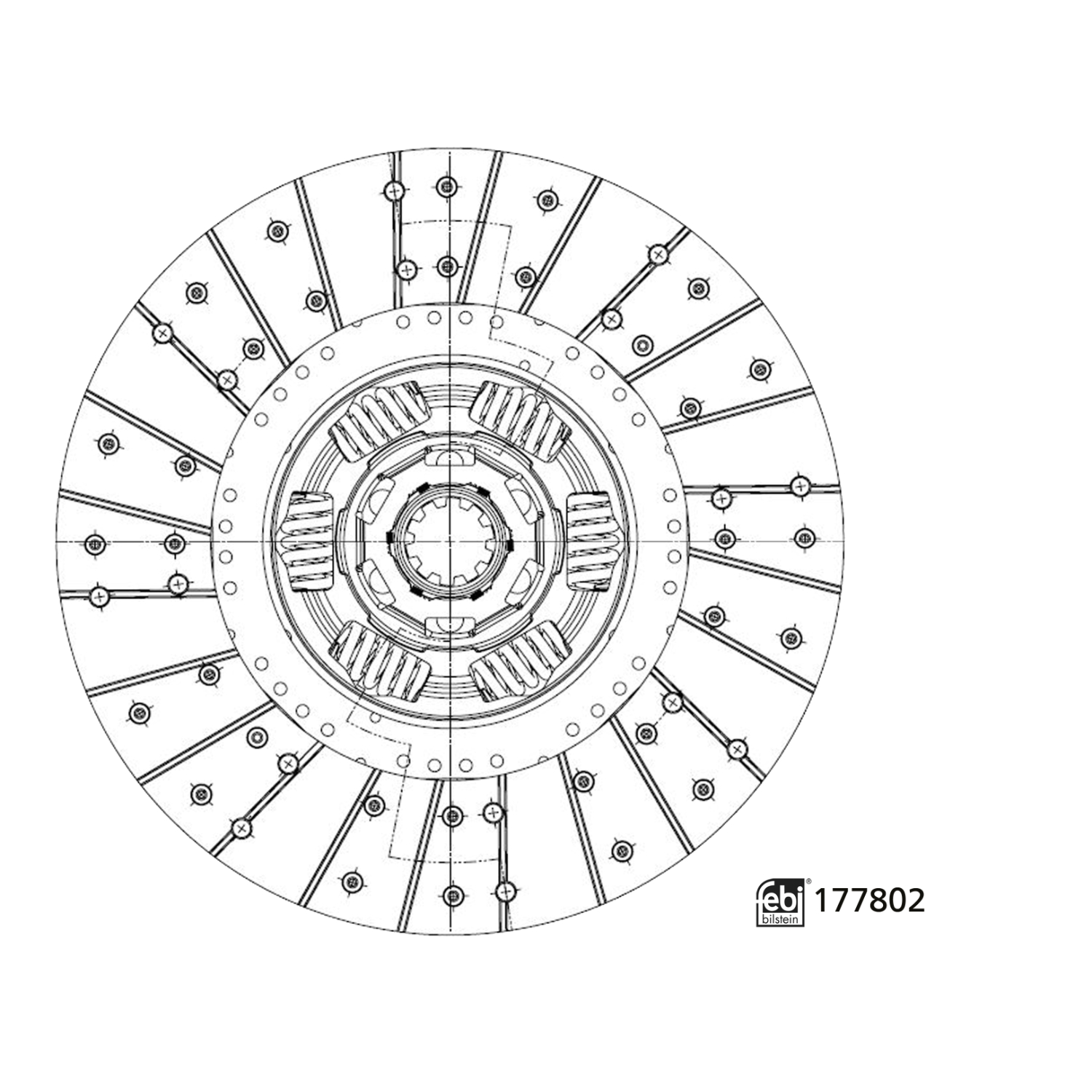 Clutch Disc FEBI BILSTEIN 177802