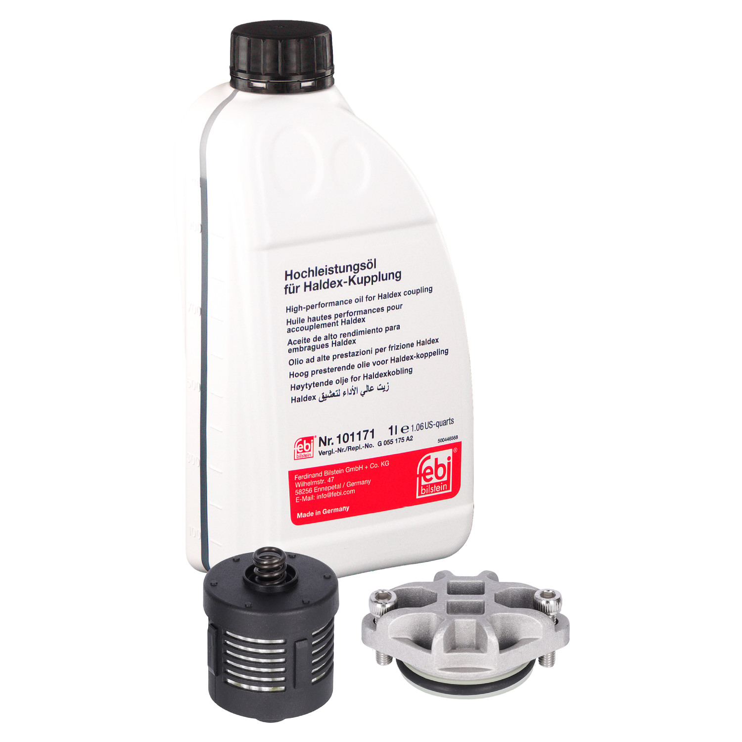 Parts kit, multi-plate clutch oil change (AWD) FEBI BILSTEIN 181846