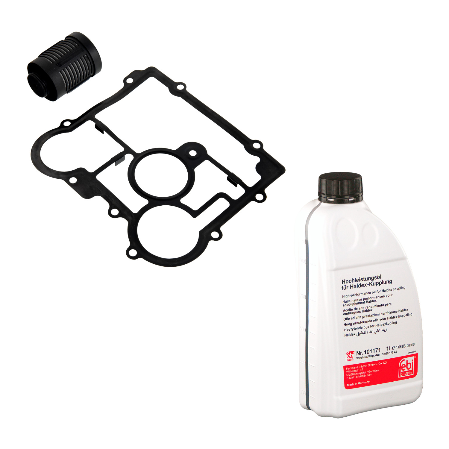 Parts kit, multi-plate clutch oil change (AWD) FEBI BILSTEIN 181849