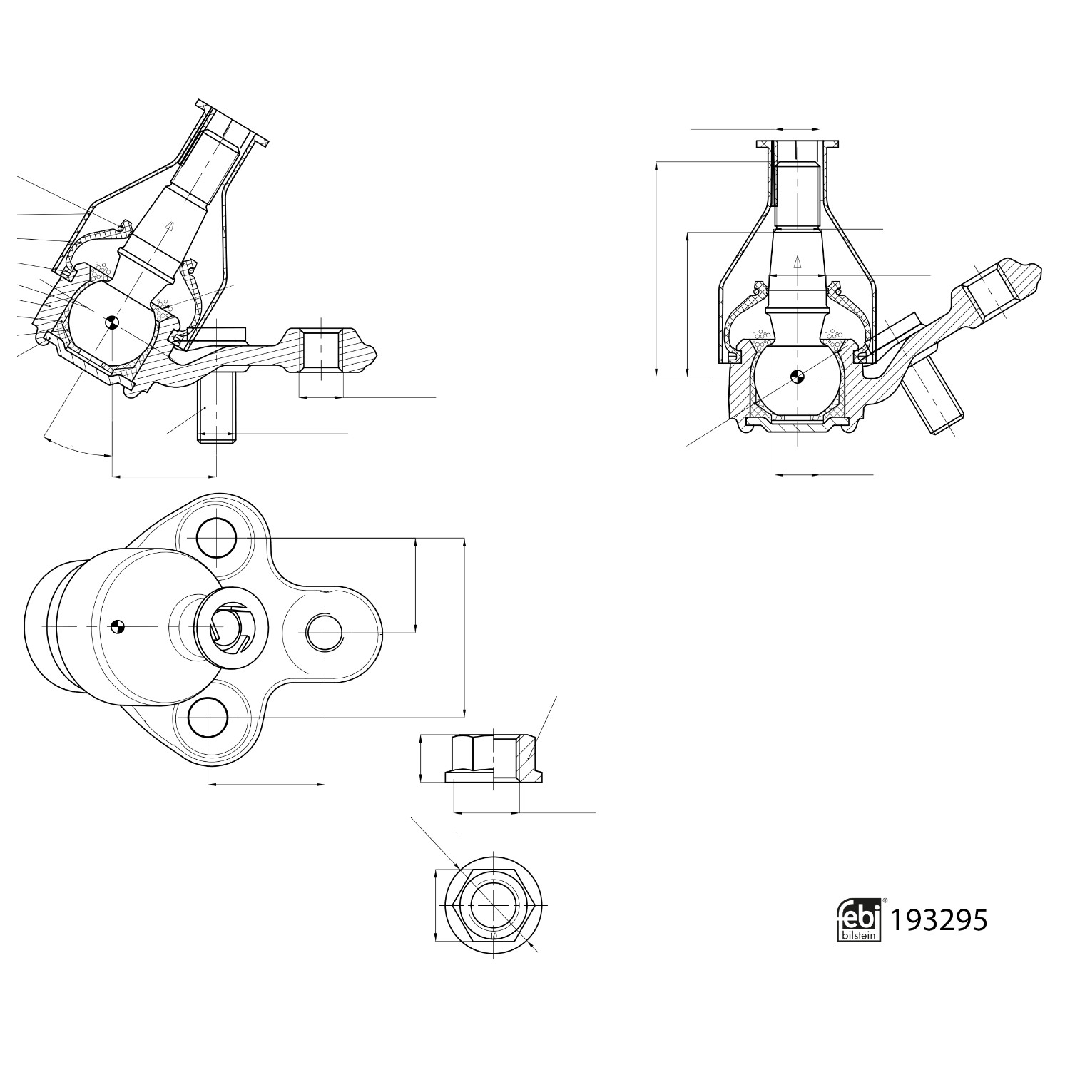 Ball Joint FEBI BILSTEIN 193295