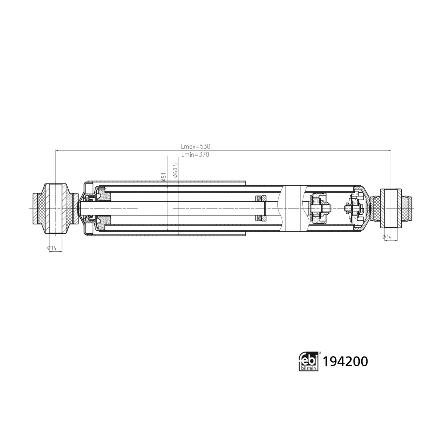 Amortyzator FEBI BILSTEIN 194200