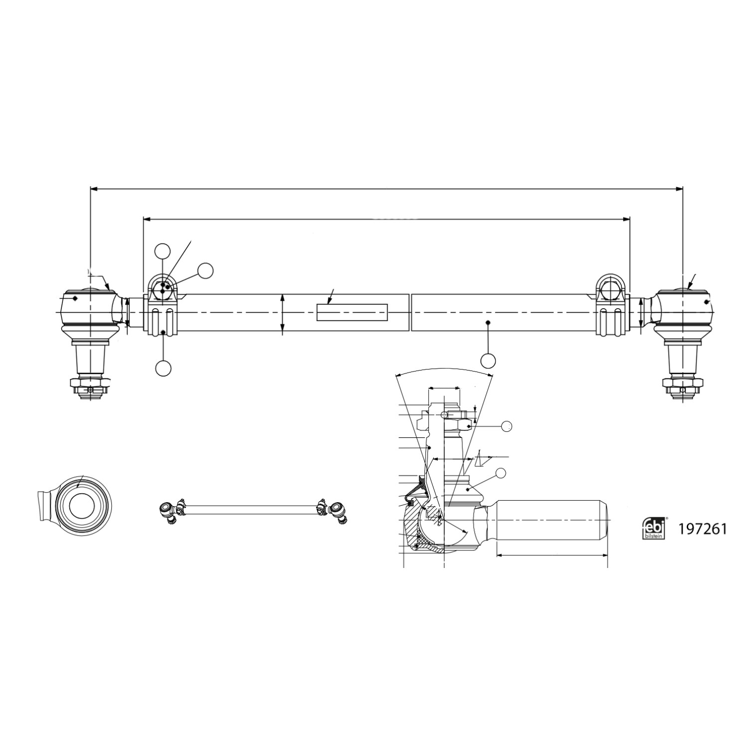 Tie Rod FEBI BILSTEIN 197261