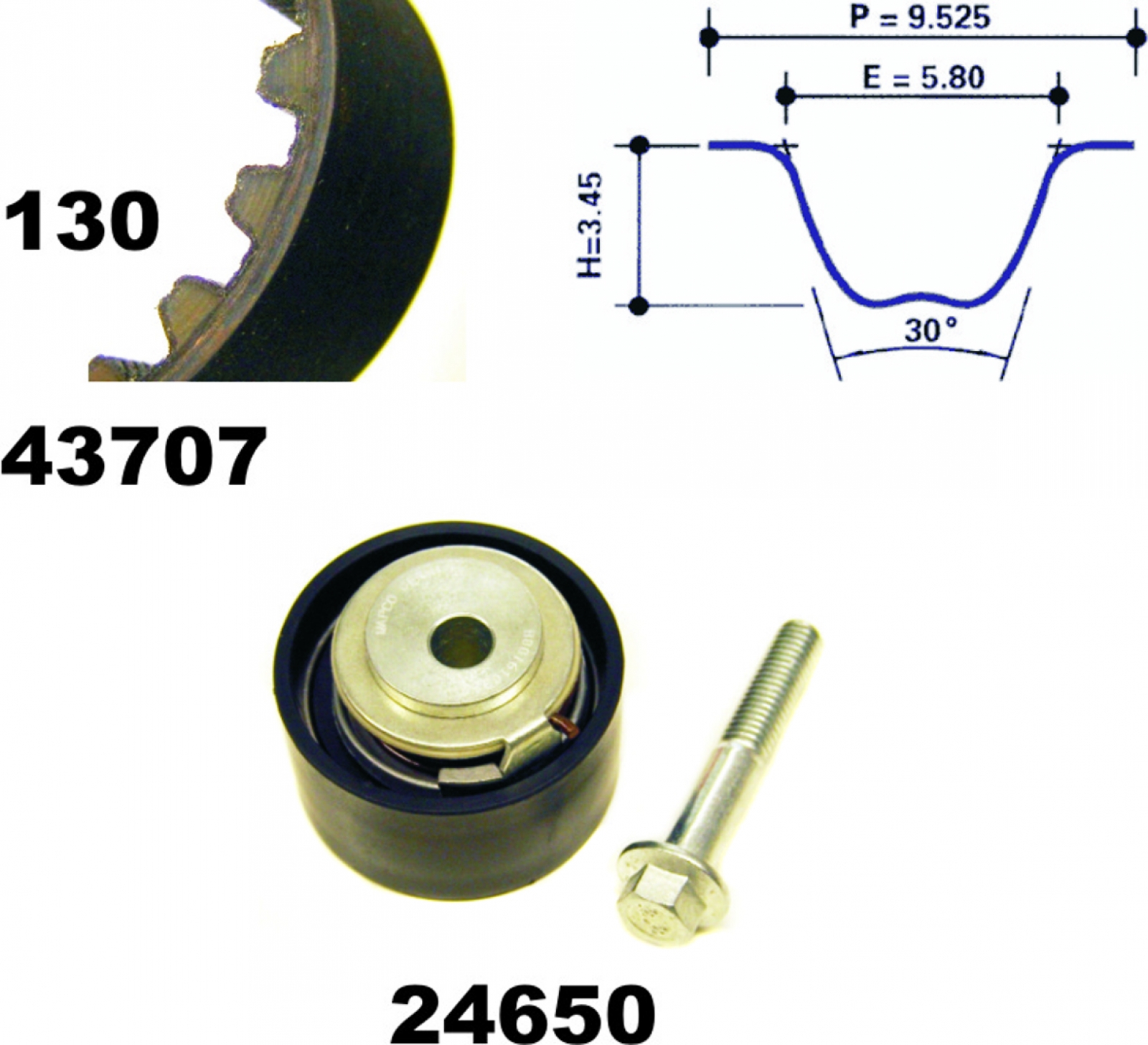 Timing Belt Set MAPCO 23631
