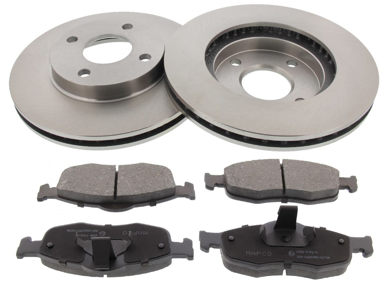 Brake Set, disc brakes MAPCO 47657