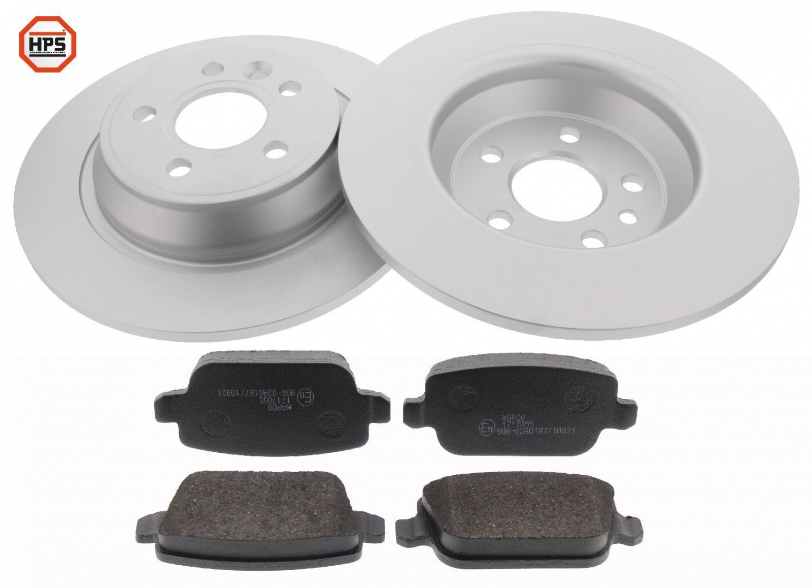 Brake Set, disc brakes MAPCO 47662HPS