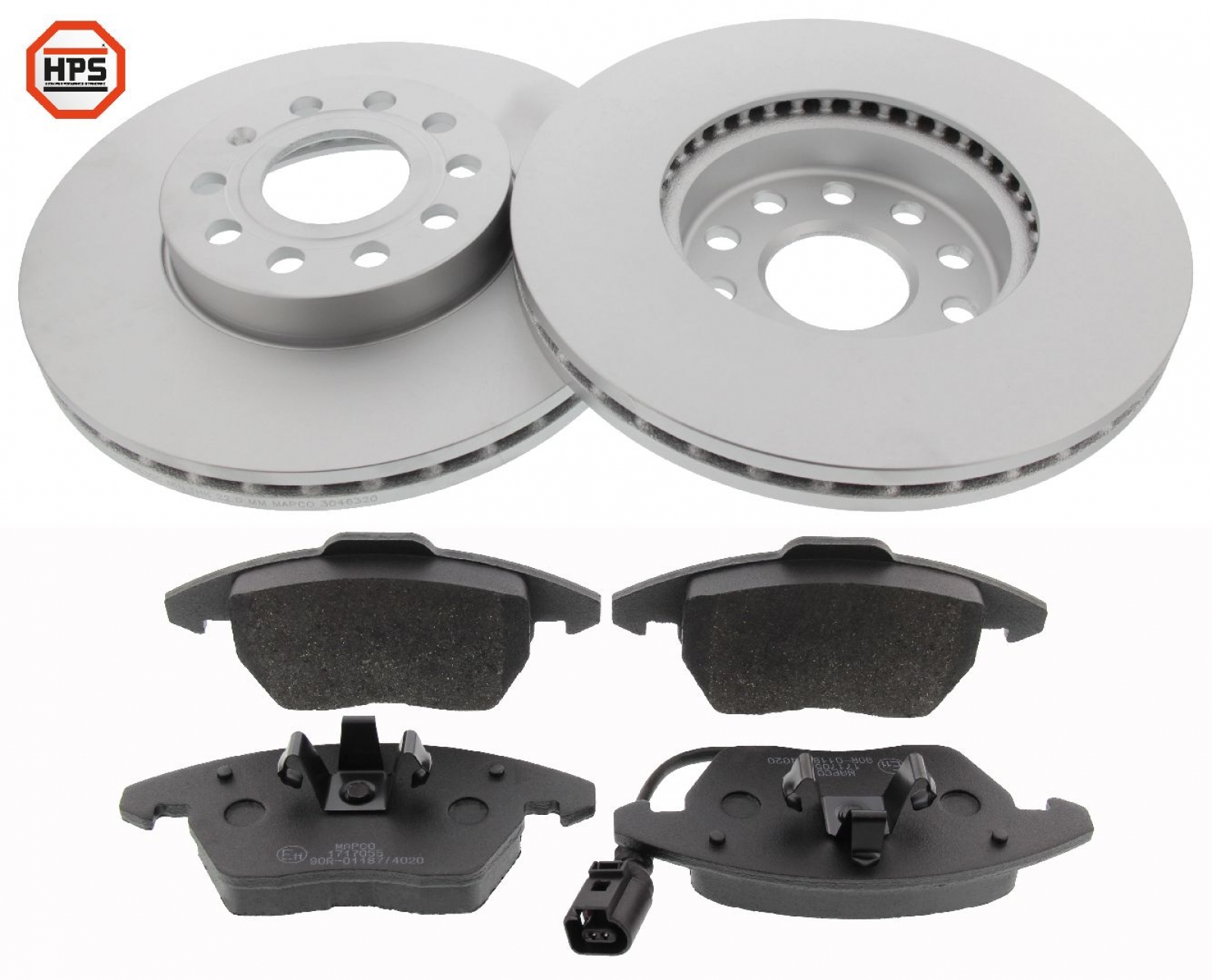 Brake Set, disc brakes MAPCO 47830HPS