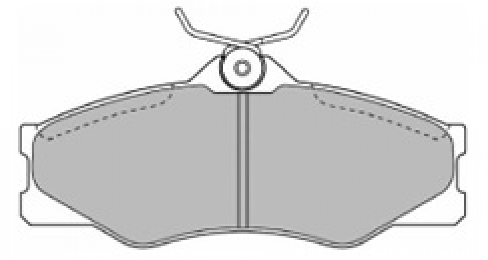 Brake Pad Set, disc brake MAPCO 6265
