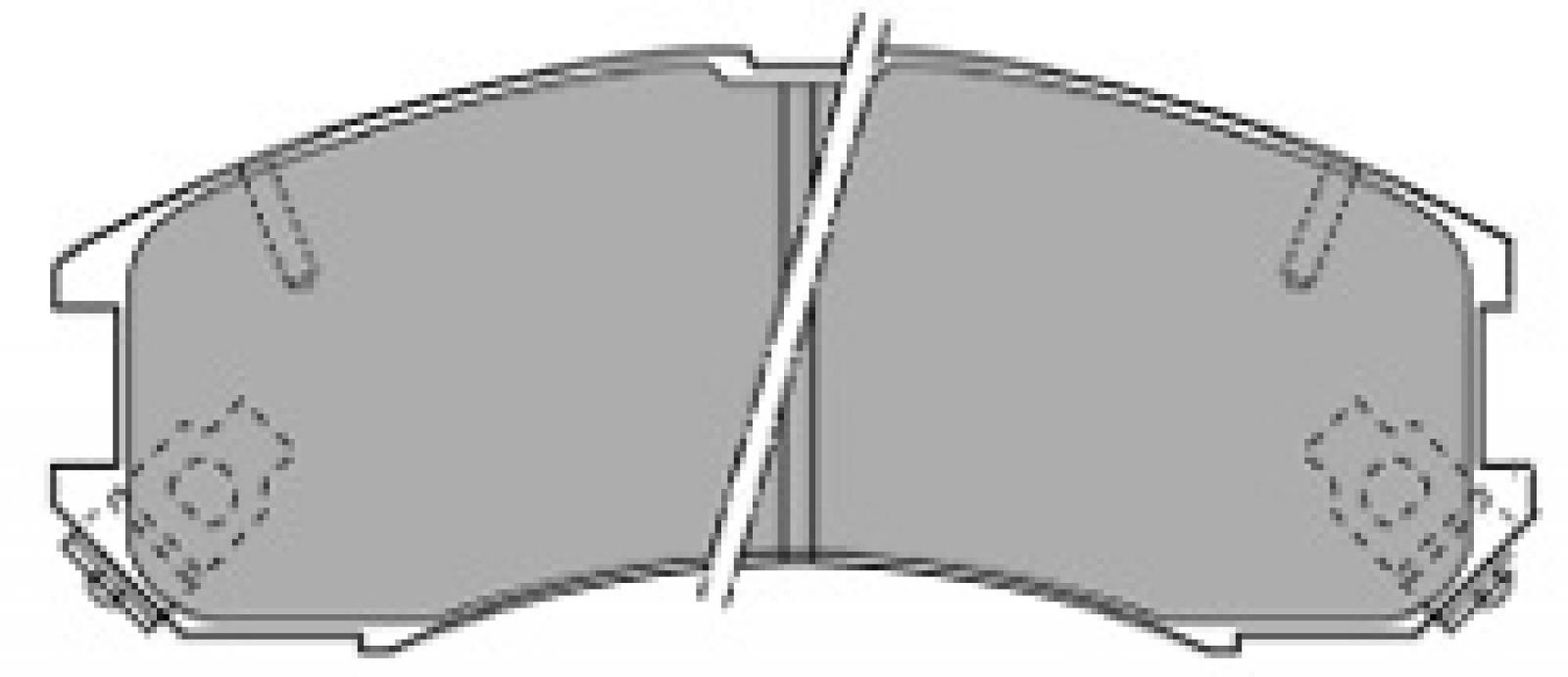 Brake Pad Set, disc brake MAPCO 6336