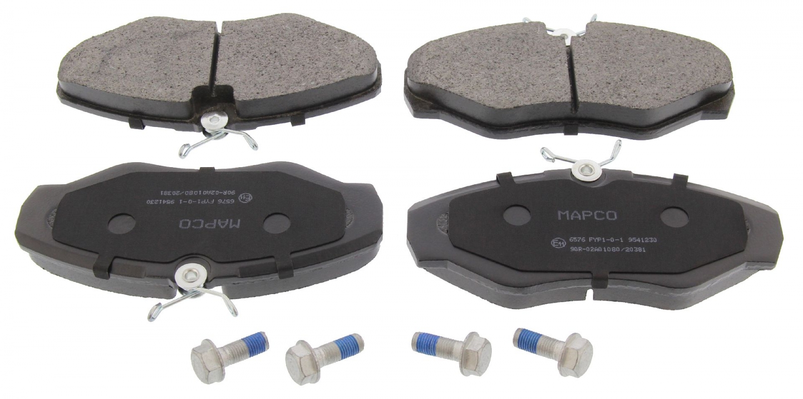 Brake Pad Set, disc brake MAPCO 6576