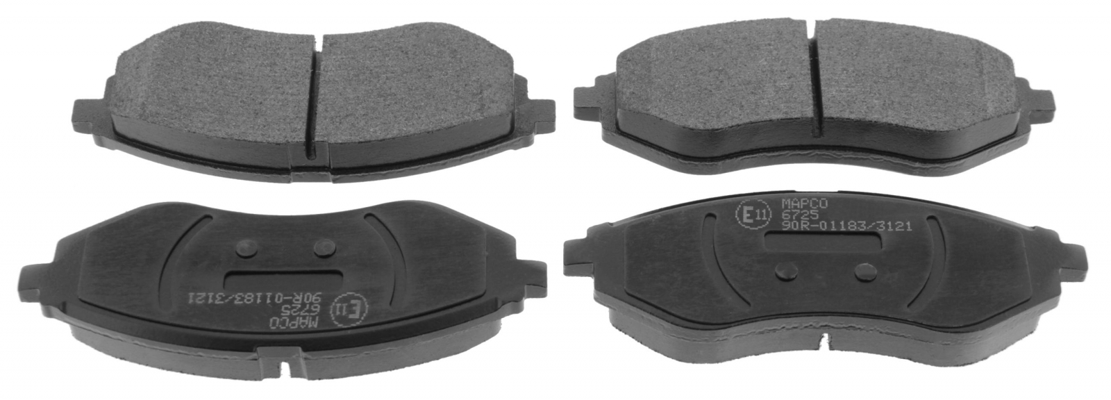 Brake Pad Set, disc brake MAPCO 6725