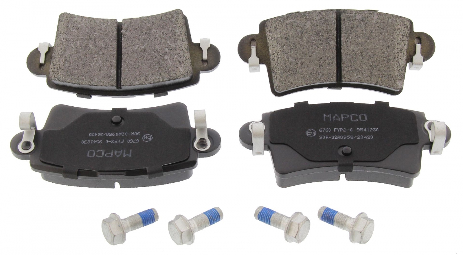 Brake Pad Set, disc brake MAPCO 6760