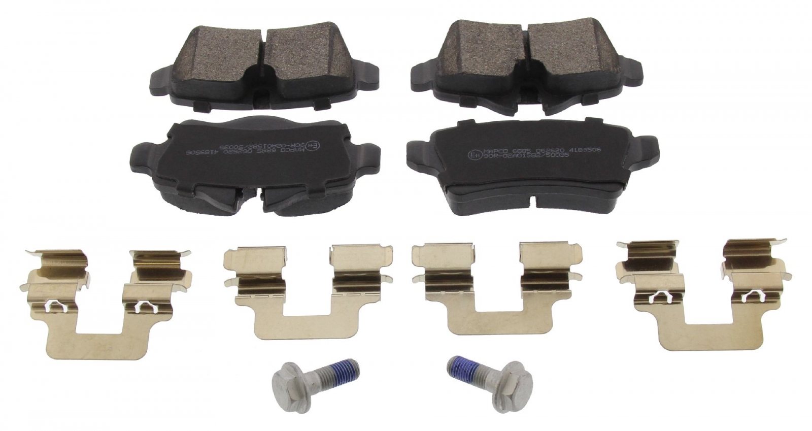 Brake Pad Set, disc brake MAPCO 6885