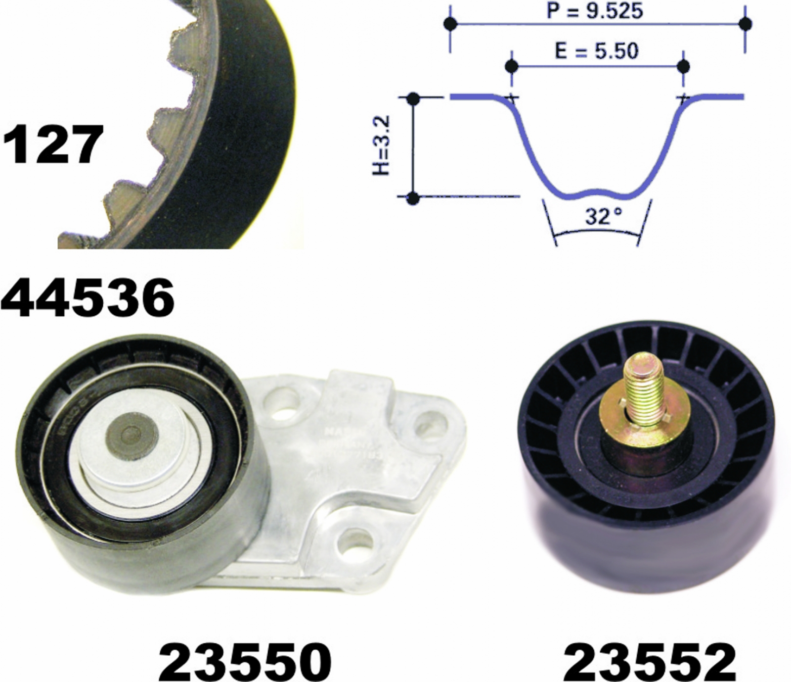 Timing Belt Kit MAPCO 73536