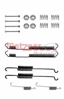 Accessory Kit, brake shoes METZGER 105-0691