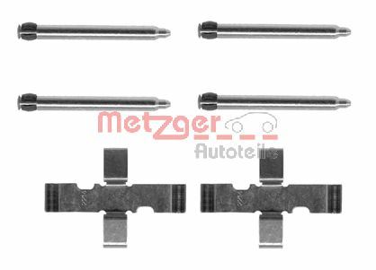 Accessory Kit, disc brake pad METZGER 109-1101