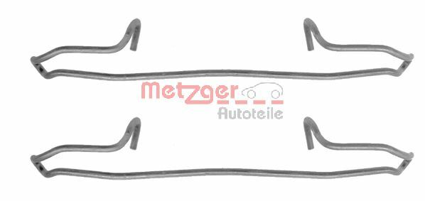 Accessory Kit, disc brake pad METZGER 109-1159