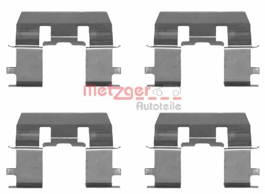Accessory Kit, disc brake pad METZGER 109-1281