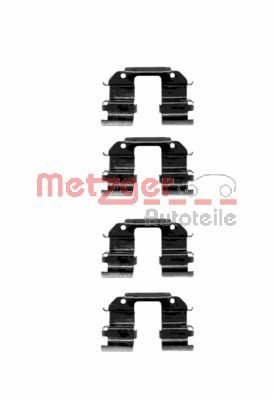Accessory Kit, disc brake pad METZGER 109-1285