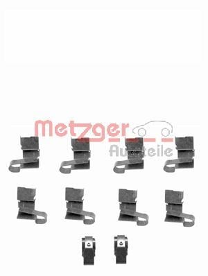 Accessory Kit, disc brake pad METZGER 109-1671