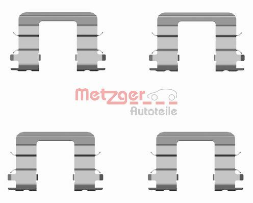 Accessory Kit, disc brake pad METZGER 109-1696