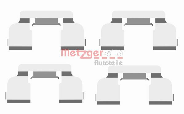 Accessory Kit, disc brake pad METZGER 109-1698