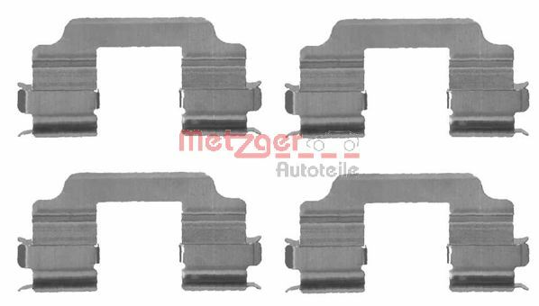 Accessory Kit, disc brake pad METZGER 109-1709