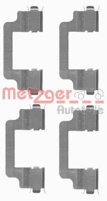 Accessory Kit, disc brake pad METZGER 109-1727