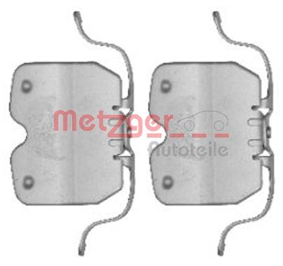 Accessory Kit, disc brake pad METZGER 109-1759
