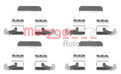 Accessory Kit, disc brake pad METZGER 109-1766