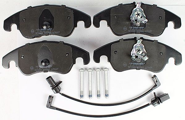 Brake Pad Set, disc brake METZGER 1170127