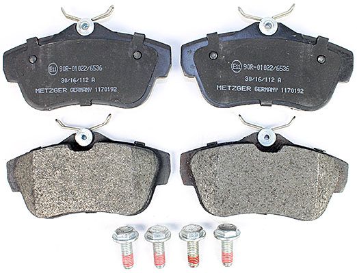 Brake Pad Set, disc brake METZGER 1170192