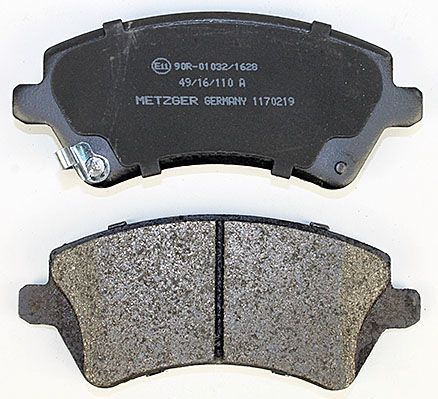 Brake Pad Set, disc brake METZGER 1170219